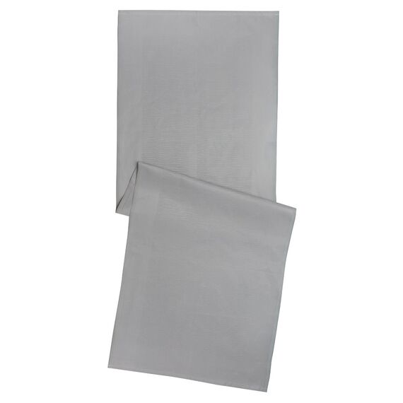 Дорожка на стол жаккардовая серого цвета из хлопка с вышивкой из коллекции Essential, 53х150 см, Tkano, изображение 2