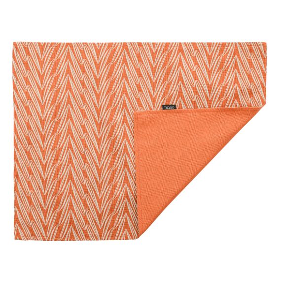 Салфетка двухсторонняя под приборы из хлопка с графичным принтом Колосья Russian North, 35х45 см, Tkano