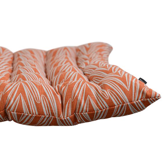 Подушка на стул стеганая из хлопка с графичным принтом Колосья из коллекции Russian North, 40х40 см, Tkano, изображение 3