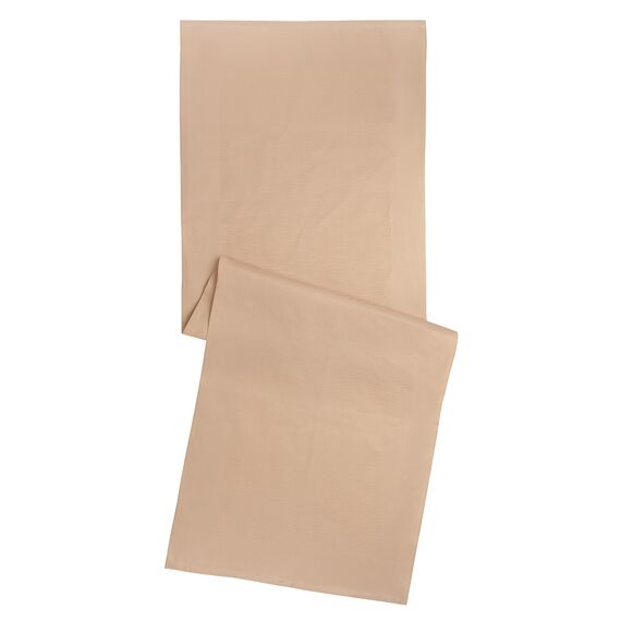 Дорожка на стол жаккардовая бежевого цвета из хлопка с вышивкой из коллекции Essential, 53х150 см, Tkano, изображение 2