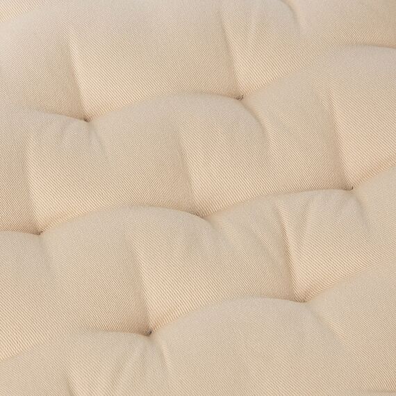 Подушка на стул круглая из хлопка бежевого цвета из коллекции Essential, 40 см, Tkano, изображение 3