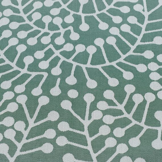 Салфетка из хлопка зеленого цвета с рисунком Спелая смородина, Scandinavian touch, 53х53см, Tkano, изображение 7