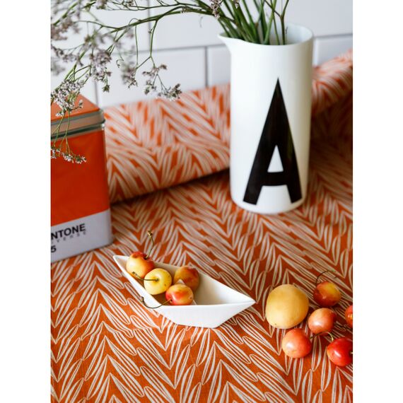 Скатерть на стол из хлопка с графичным принтом Колосья Russian North, 150х250 см, Tkano, изображение 2