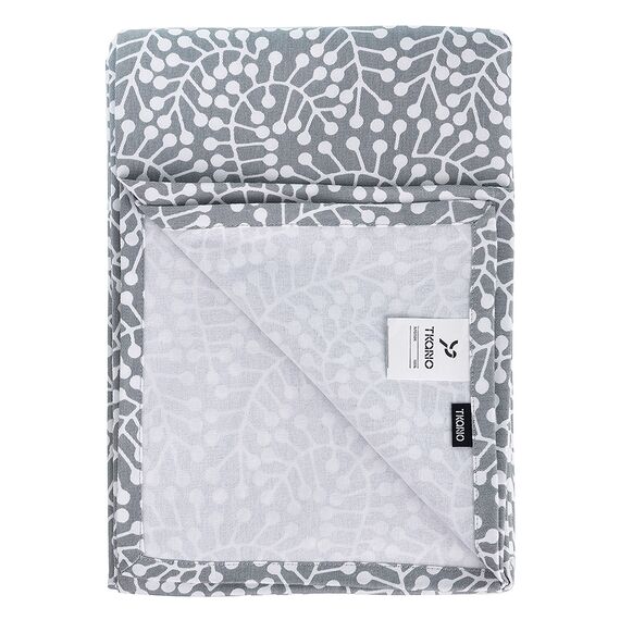 Скатерть серого цвета с принтом Спелая Смородина из коллекции Scandinavian touch, 170х170 см, Tkano, изображение 4