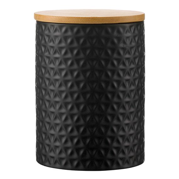 Банка для хранения керамическая Farah, 900 мл, черная, Liberty Jones