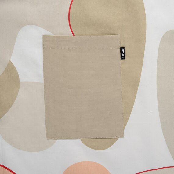 Фартук из хлопка бежевого цвета с авторским принтом из коллекции Freak Fruit, 85х70 см, Tkano, изображение 2