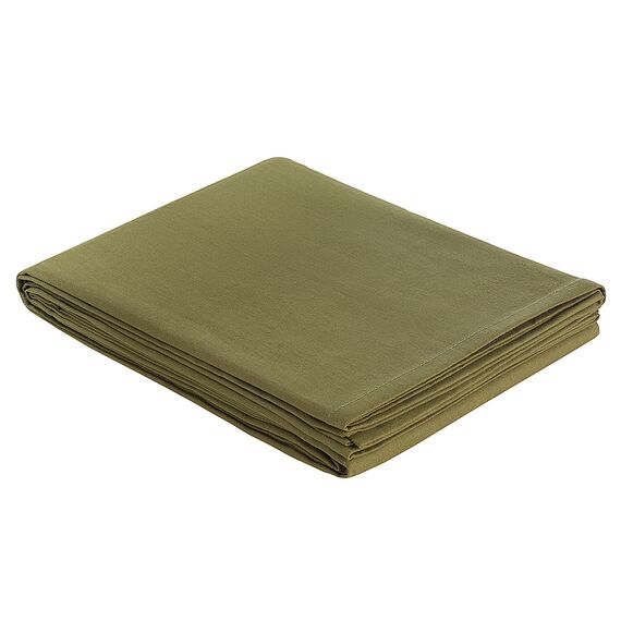 Скатерть из хлопка оливкового цвета из коллекции Essential, 170х250 см, Tkano, изображение 2