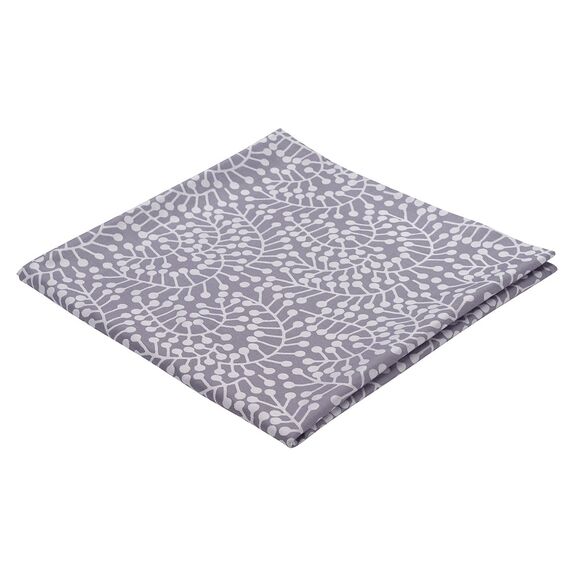 Скатерть из хлопка фиолетово-серого цвета с рисунком Спелая смородина, Scandinavian touch, 180х260см, Tkano, изображение 4