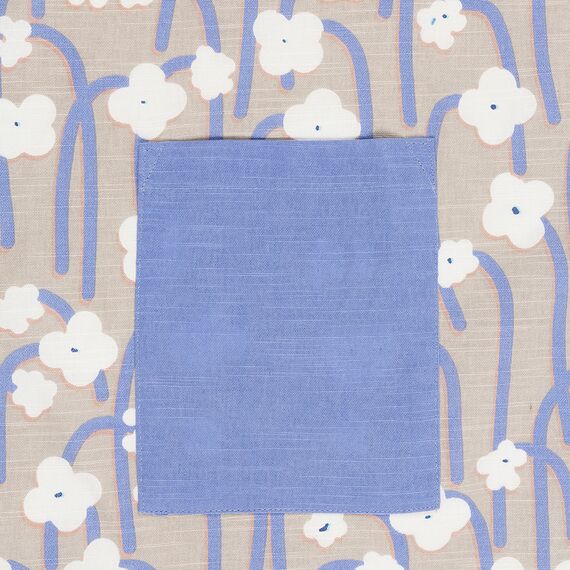 Фартук из хлопка с принтом Полярный цветок из коллекции Scandinavian touch, 70х80 см, Tkano, изображение 2