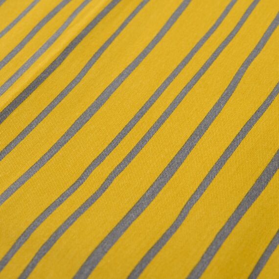 Скатерть из хлопка горчичного цвета с принтом Полоски из коллекции Prairie, 170х250 см, Tkano, изображение 3