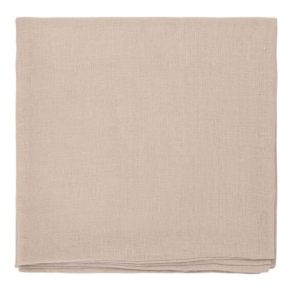 Скатерть из стираного льна бежевого цвета из коллекции Essential, 150х250 см, Tkano