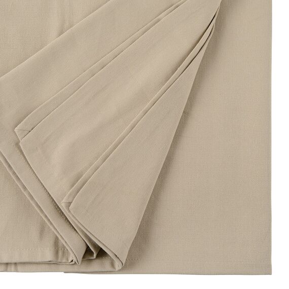 Скатерть из хлопка бежевого цвета из коллекции Essential, 170х170 см, Tkano, изображение 4