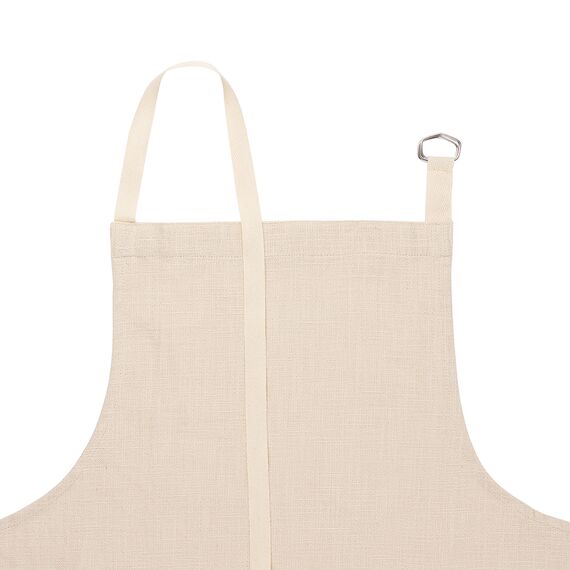 Фартук из плотного хлопка с контрастным карманом синего цвета из коллекции Essential, 70х80 см, Tkano, изображение 2