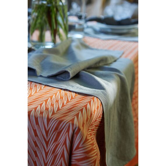 Скатерть на стол из хлопка с графичным принтом Колосья Russian North, 150х250 см, Tkano, изображение 6