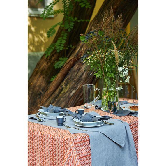 Скатерть на стол из хлопка с графичным принтом Колосья Russian North, 150х250 см, Tkano, изображение 5