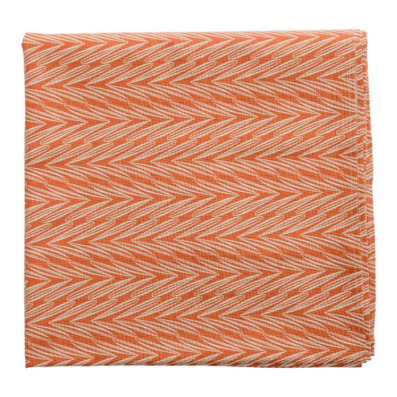 Скатерть на стол из хлопка с графичным принтом Колосья Russian North, 170х170 см, Tkano