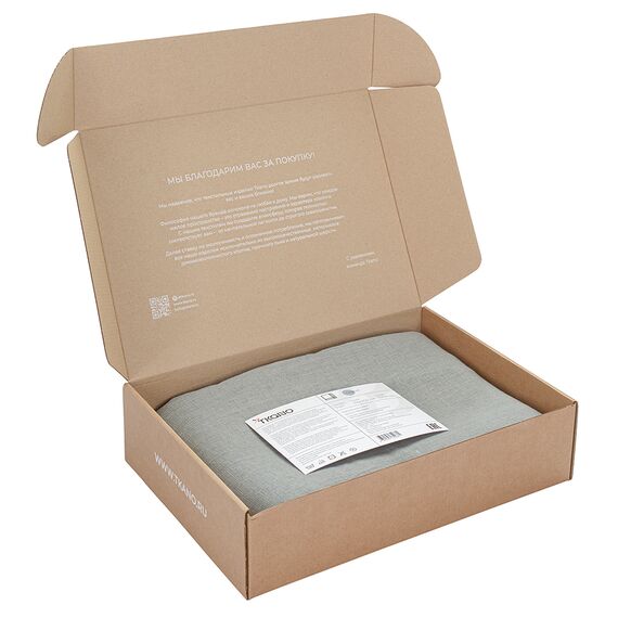 Скатерть из стираного льна серого цвета из коллекции Essential, 150х250 см, Tkano, изображение 3