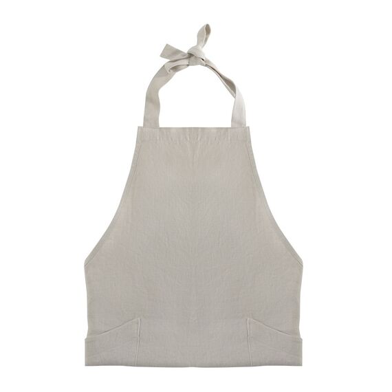 Фартук из умягченного льна бежевого цвета, 70х82 см, Tkano, изображение 4