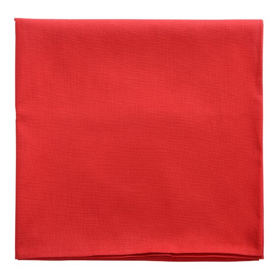 Скатерть на стол из хлопка красного цвета Russian North, 150х250 см, Tkano