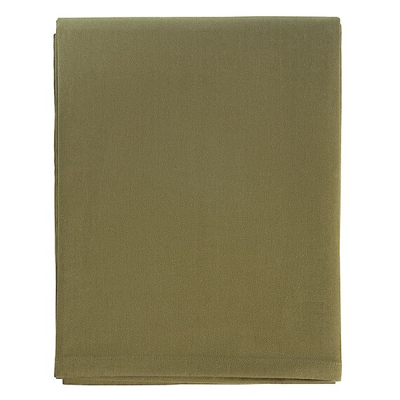 Скатерть из хлопка оливкового цвета из коллекции Essential, 170х170 см, Tkano