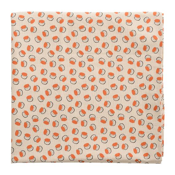 Скатерть на стол из хлопка с графичным принтом Ягоды Russian North, 150х250 см, Tkano