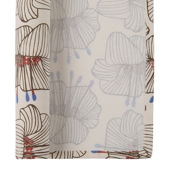 Салфетка сервировочная из хлопка молочного цвета с принтом Цветы из коллекции Prairie, 45х45 см, Tkano, изображение 2