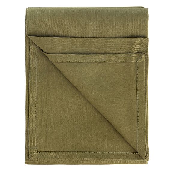 Скатерть из хлопка оливкового цвета из коллекции Essential, 170х250 см, Tkano, изображение 3