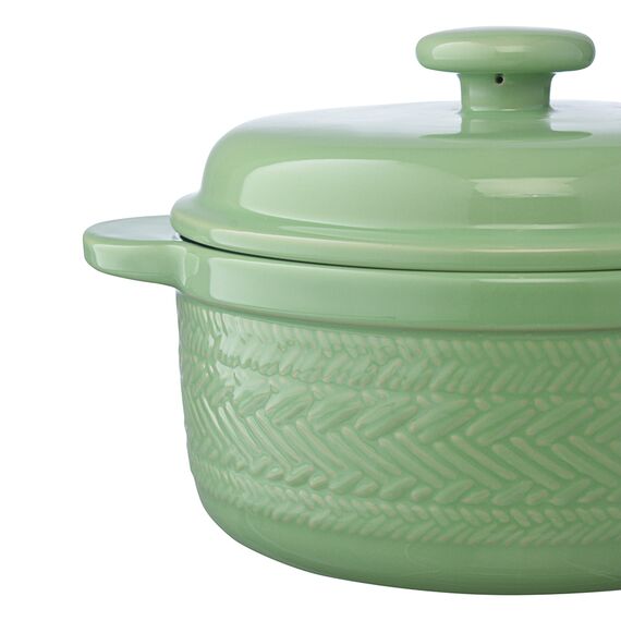 Кастрюля жаропрочная Country Mill, 1,9 л, светло-зеленая, Liberty Jones, изображение 6