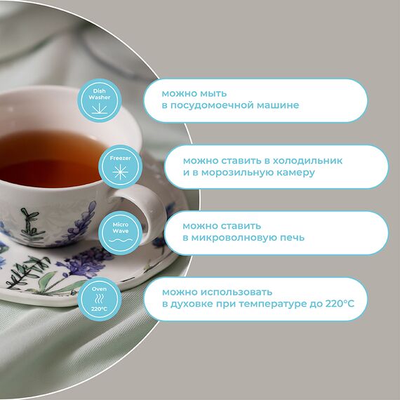 Набор чайных пар Floral, 250 мл, 2 шт., Liberty Jones, изображение 29