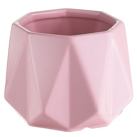 Горшок цветочный Rhombus, 12,5 см, розовый, Liberty Jones, изображение 2