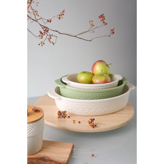 Блюдо для запекания Country Mill, 29,8х19 см, светло-зеленое, Liberty Jones, изображение 2