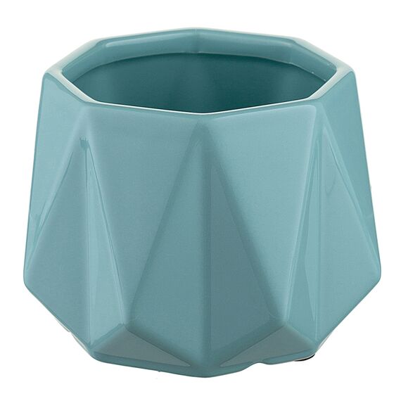 Горшок цветочный Rhombus, 12,5 см, голубой, Liberty Jones, изображение 2
