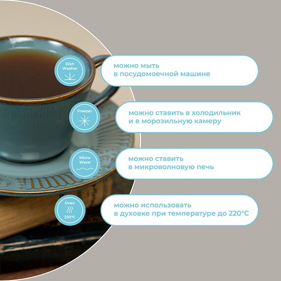 Набор кофейных пар Antique, 125 мл, 2 шт., Liberty Jones, изображение 24