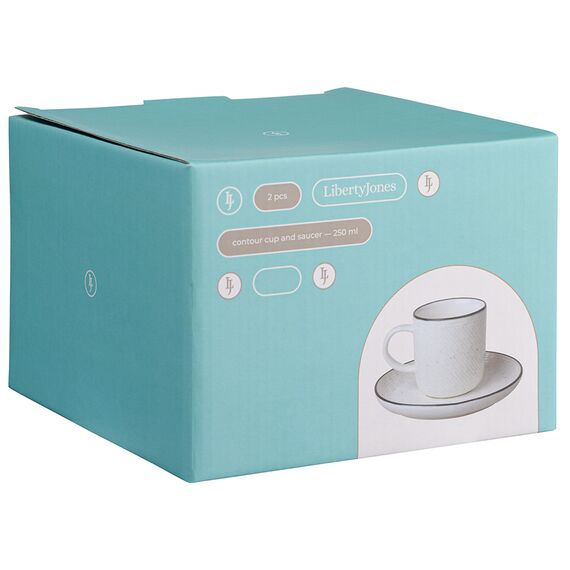 Набор чайных пар Contour, 250 мл, 2 шт., Liberty Jones, изображение 10