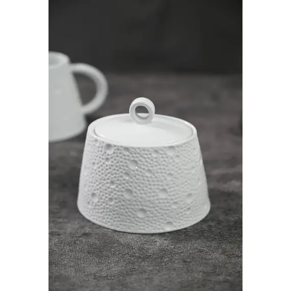 Сахарница 320 мл, 11,6 * 11,6 см + крышка, серия Meteorite, Home chef, изображение 3