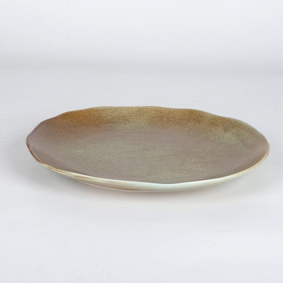 Тарелка десертная 20,5 см, коричнево-бирюзовая, серия Shade, Home chef, изображение 3