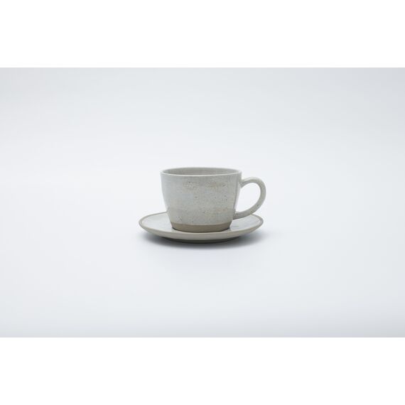 Чашка для чая 350 мл и блюдце,светло-серый, серия Sandy Grey, Home chef, изображение 4