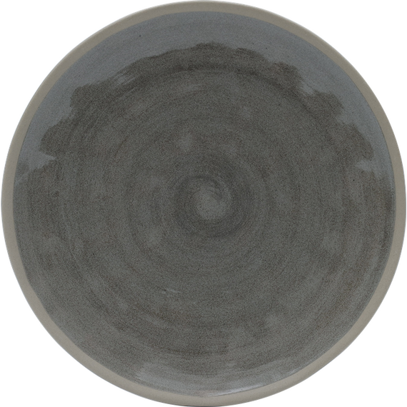 Тарелка обеденная 26 см, темно-серый, серия Sandy Grey, Home chef