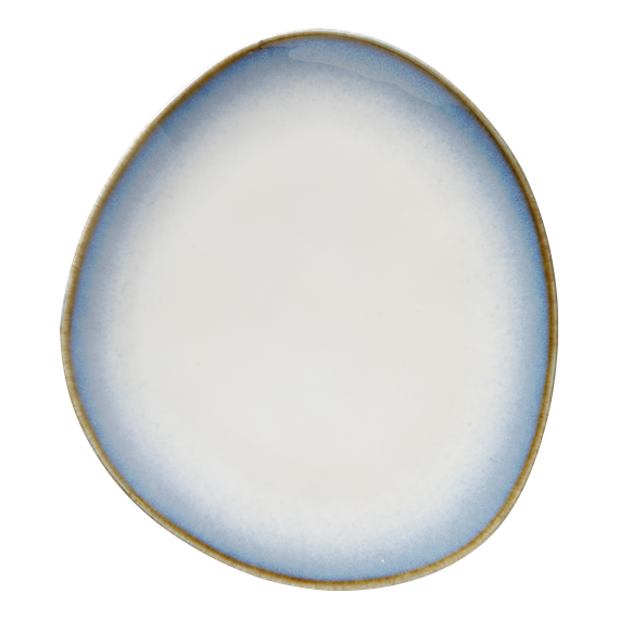 Тарелка Coupe 21 * 18,7 см, серия Misty Blue, Home chef