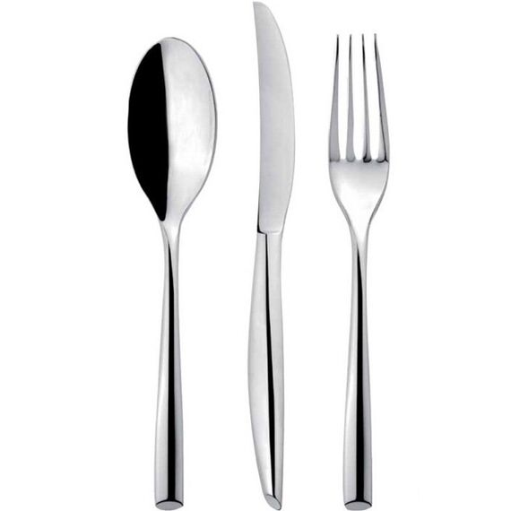Набор из 24 столовых приборов на 6 персон, нержавеющая сталь, Zeta, Broggi, изображение 2