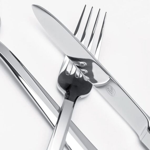 Набор из 24 столовых приборов на 6 персон, нержавеющая сталь, Duecento, Broggi, изображение 2
