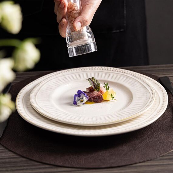 Тарелка обеденная 27 см, серия Villa Beige, Home chef, изображение 3