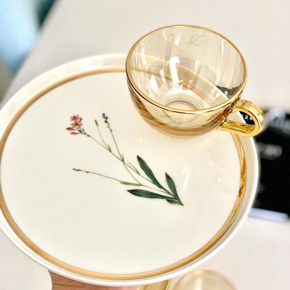 Тарелка десертная 21CM Цветок №1, BOTANICAL, Porland, изображение 5