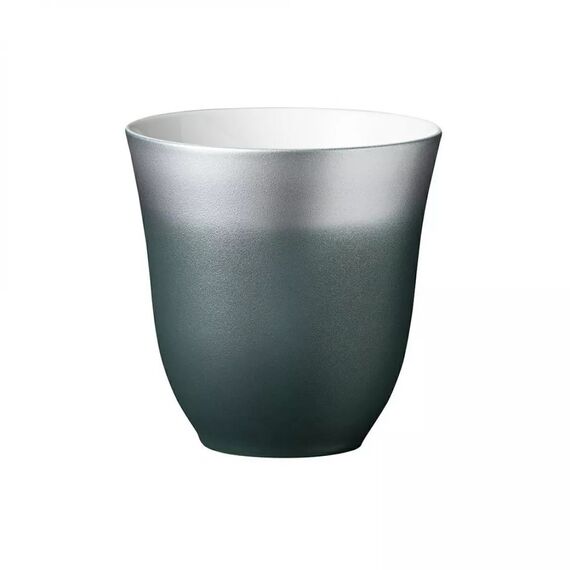 Набор 3 предмета чайник на 4 чашки + 2 чашки; зеленые; фарфор, коллекция SALAM, Guy Degrenne, изображение 5