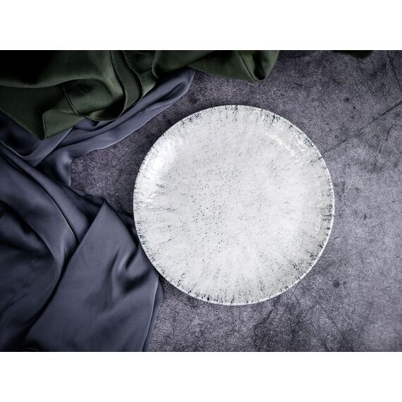 Тарелка мелкая 21 см, без борта,  цвет серый, BLIZZARD, Porland, изображение 3