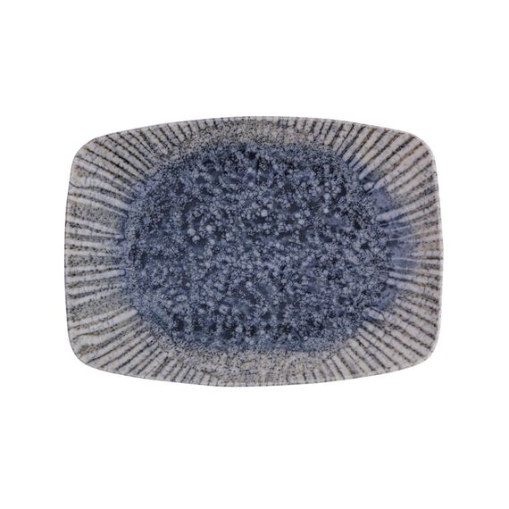 Блюдо прямоугольное 27 х 19 см, IRIS BLUE, Porland