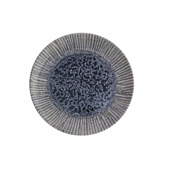 Тарелка мелкая 30 см, без борта, IRIS BLUE, Porland