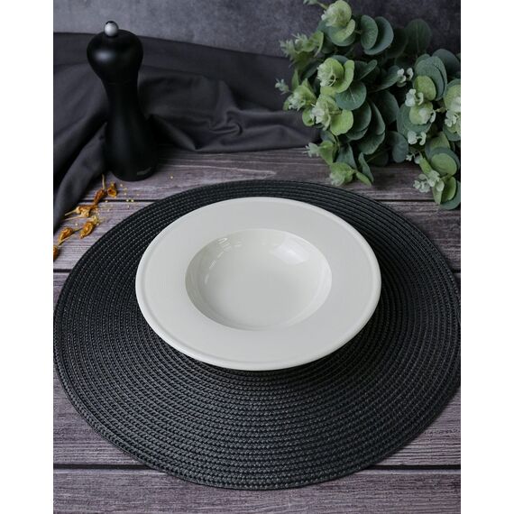 Тарелка глубокая 22 см, LINE, Porland