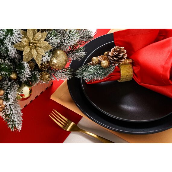 Чаша с волнообразным краем 16cm, Seasons Черный, Porland, изображение 10