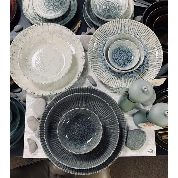 Салатник полуглубокий 10см, IRIS GREY, Porland, изображение 2